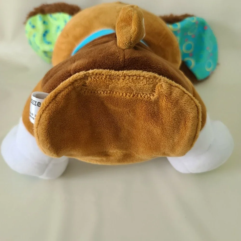 Leap Frog Speak and Learn Brown White Green Big Eyed Puppy